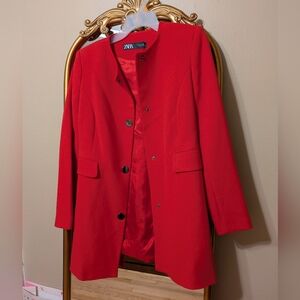 Zara Women's Red Coat